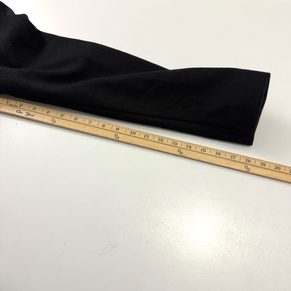 Guess Women’s Sz L Wool-Blend Tweed Moto Zip Pleated Midi Pea Coat Black / Grey - Picture 10 of 10